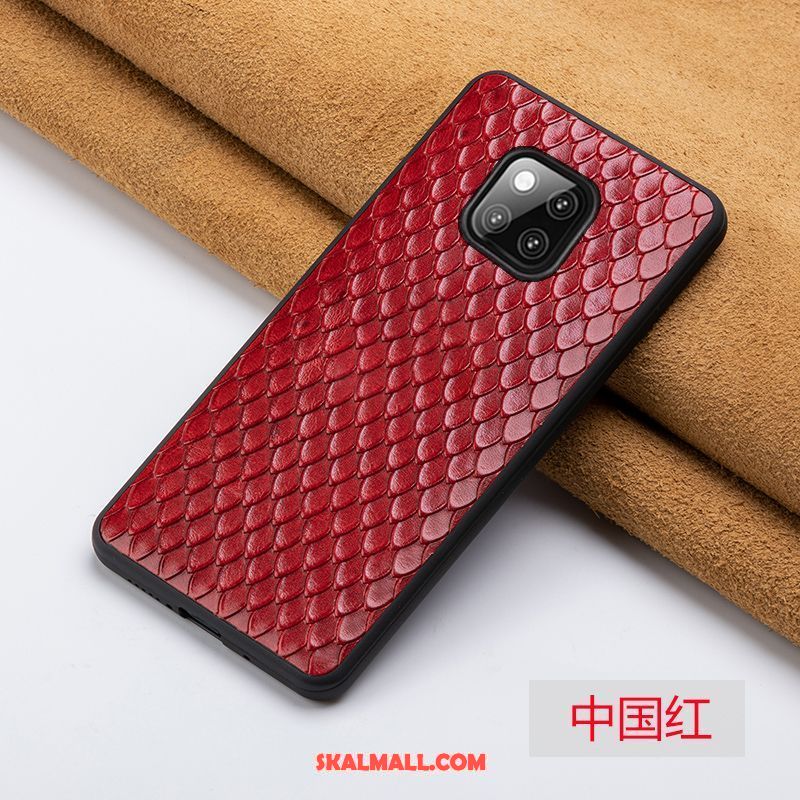 Huawei Mate 20 Rs Skal Äkta Läder Fallskydd Business Mode Kvalitet Billigt