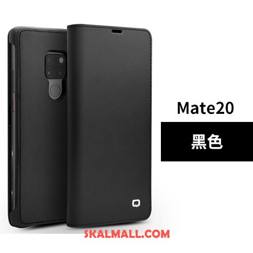 Huawei Mate 20 Skal Business Mobil Telefon Läder Enkel Skydd Fodral Billiga