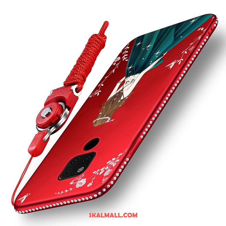 Huawei Mate 20 Skal Fallskydd Mobil Telefon Mjuk Silikon Röd Köpa