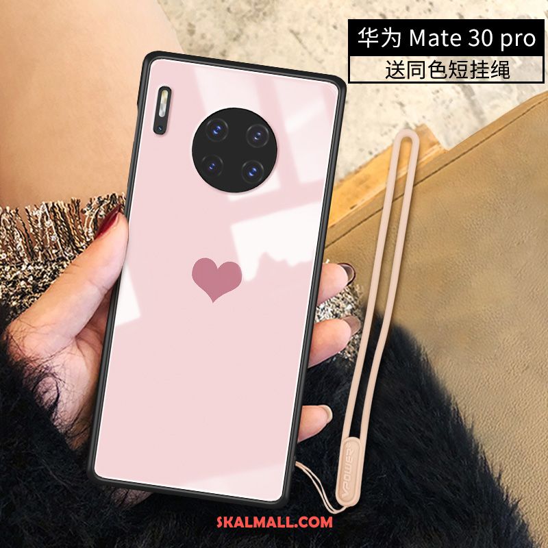 Huawei Mate 30 Pro Skal Glas Älskar Enkel Mobil Telefon Slim Fodral Köpa
