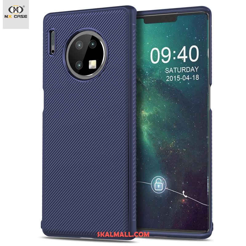 Huawei Mate 30 Skal Fallskydd Nubuck Silikon Elegant Mobil Telefon Fodral På Nätet