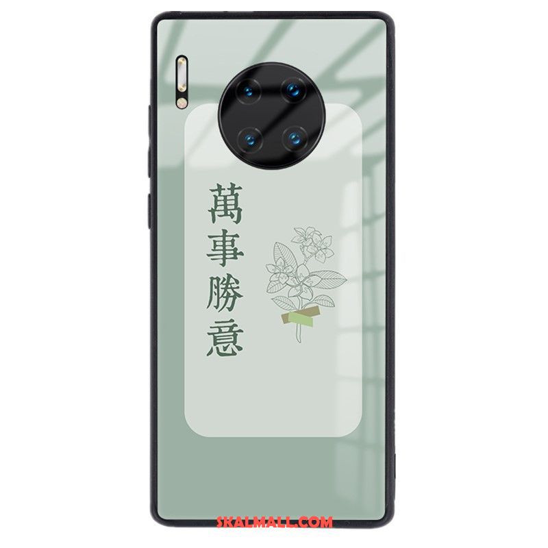 Huawei Mate 30 Skal Silikon Grön Fallskydd Kinesisk Stil All Inclusive På Nätet