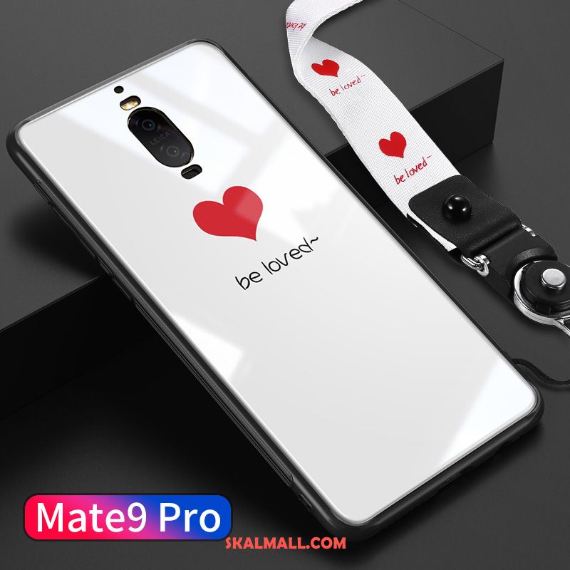 Huawei Mate 9 Pro Skal Hängsmycken Mobil Telefon Vit Fallskydd Glas Till Salu