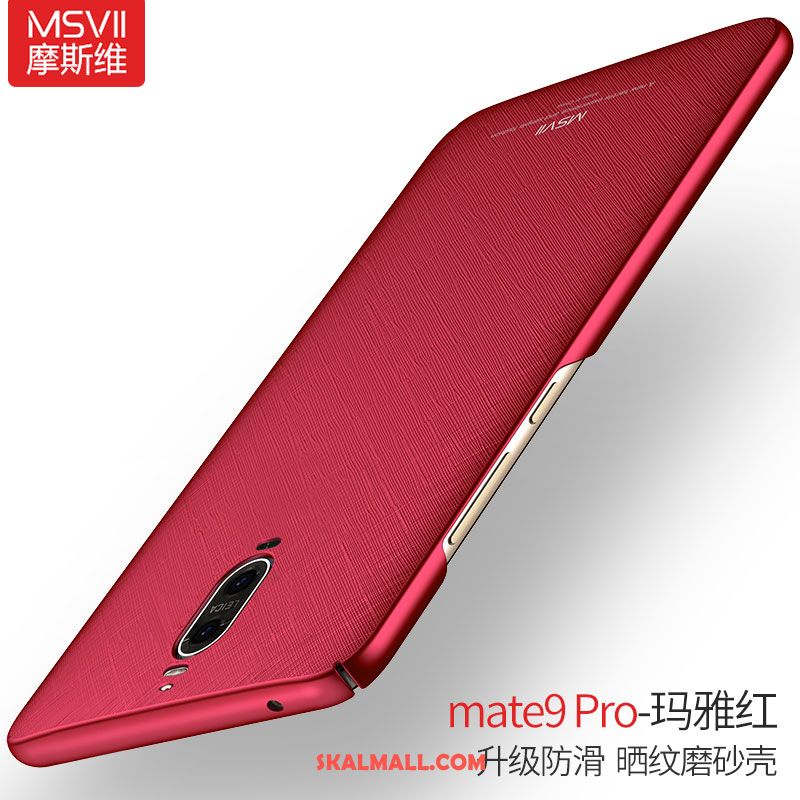 Huawei Mate 9 Pro Skal Nubuck Mobil Telefon Svart Röd Till Salu