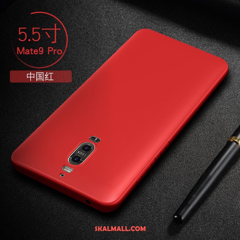 Huawei Mate 9 Pro Skal Röd Mobil Telefon Skydd Silikon Nubuck Till Salu