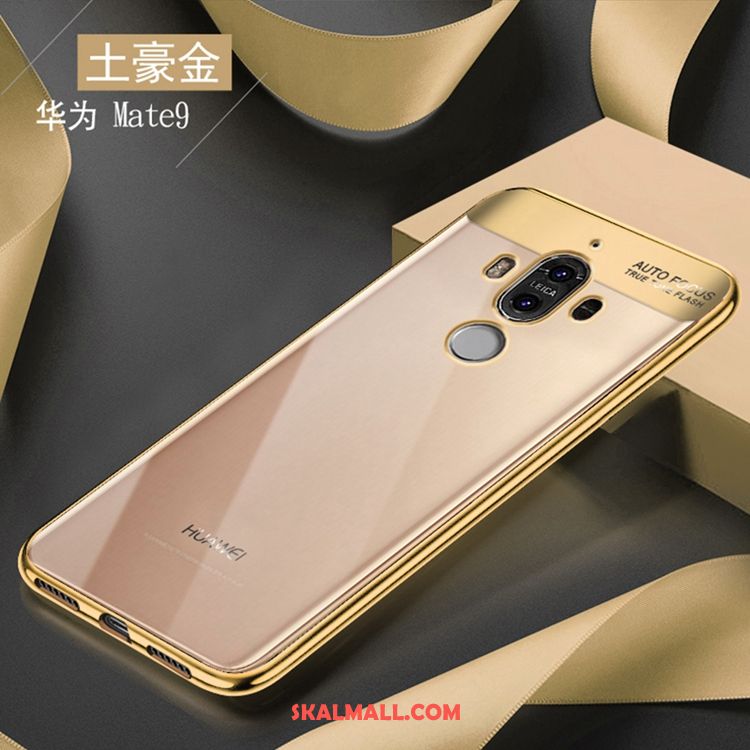 Huawei Mate 9 Skal Guld Transparent Fallskydd Mjuk Mobil Telefon På Nätet
