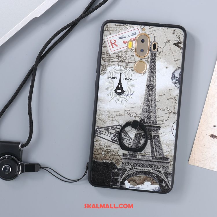 Huawei Mate 9 Skal Mesh Transparent Skydd Mobil Telefon Svart Billigt