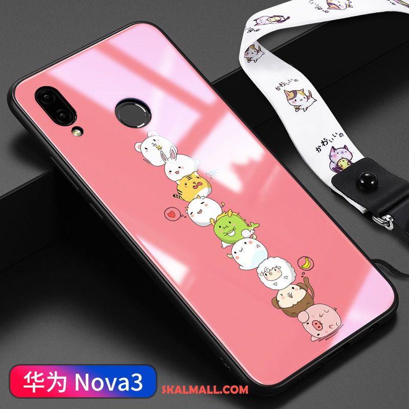 Huawei Nova 3 Skal Kreativa Mobil Telefon Tecknat Rosa Ny På Rea