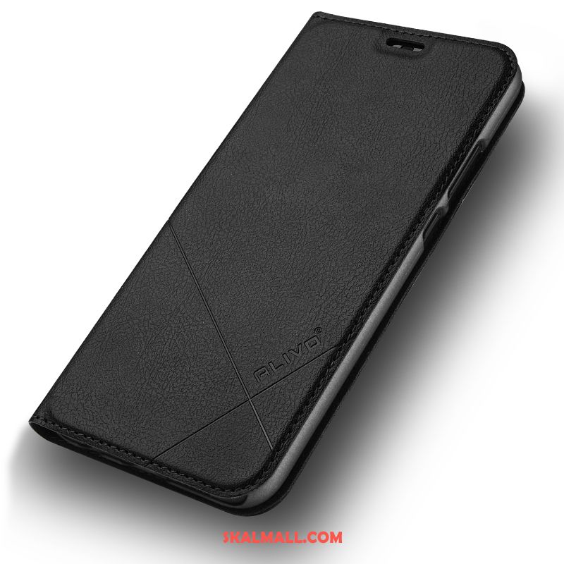 Huawei Nova 3 Skal Mobil Telefon Svart Skydd Clamshell Läderfodral Billigt