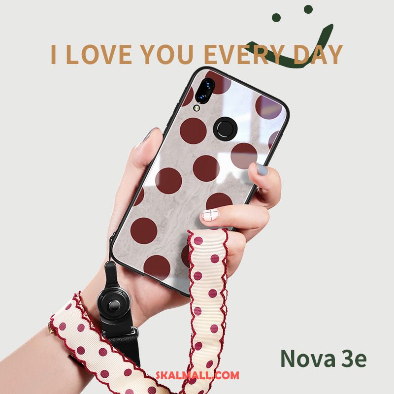 Huawei Nova 3e Skal Högt Utbud Fallskydd Silikon Mobil Telefon Glas Fodral Köpa