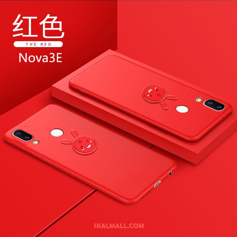 Huawei Nova 3e Skal Personlighet Röd Kreativa Trend Net Red Billig