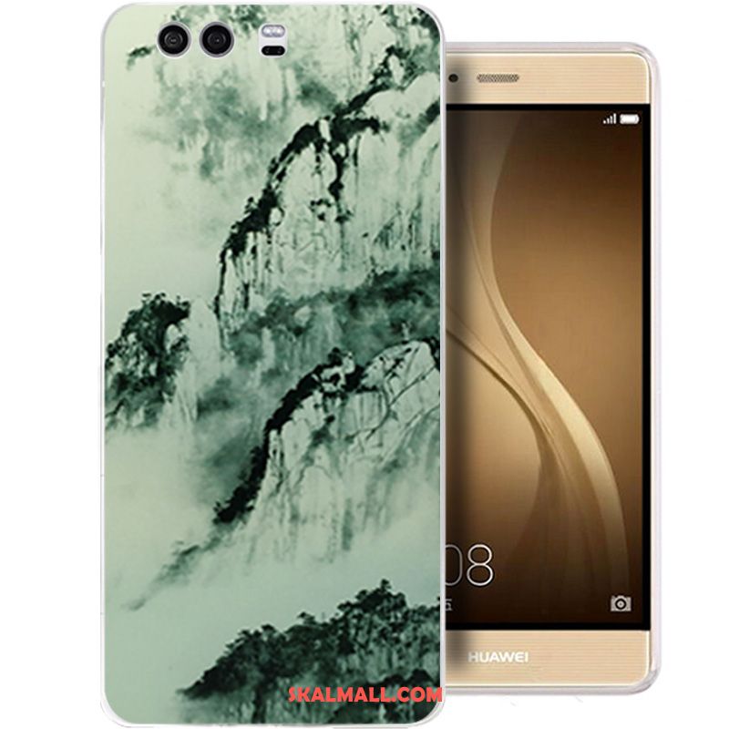 Huawei P10 Skal Silikon Mobil Telefon Transparent Ljusblå Skydd Fodral Billig