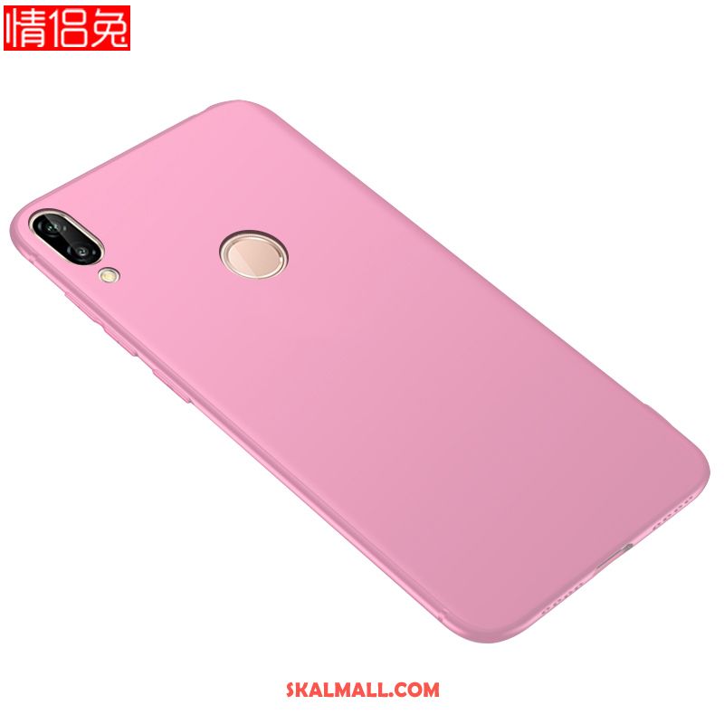Huawei P20 Lite Skal Solid Färg Kreativa Rosa Enkel Silikon Online