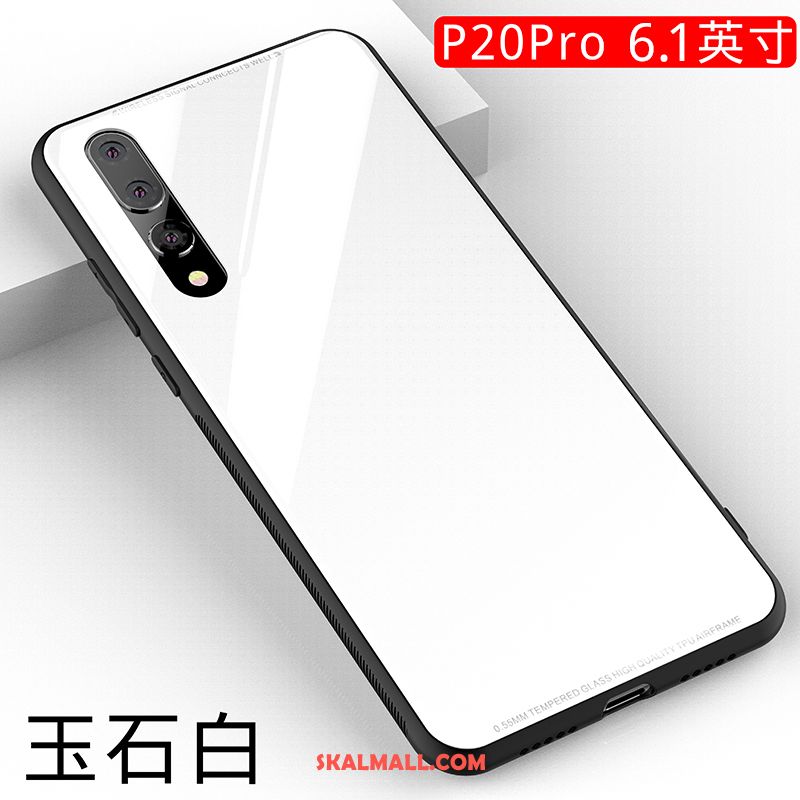 Huawei P20 Pro Skal Fallskydd All Inclusive Mjuk Trend Glas Fodral Rea