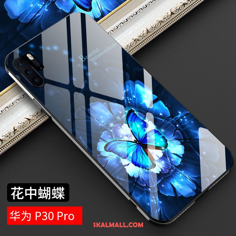 Huawei P30 Pro Skal Blå Personlighet Slim Kreativa Skydd På Nätet