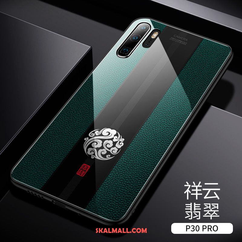 Huawei P30 Pro Skal Grön Slim Skydd Trend Mode Fodral Köpa