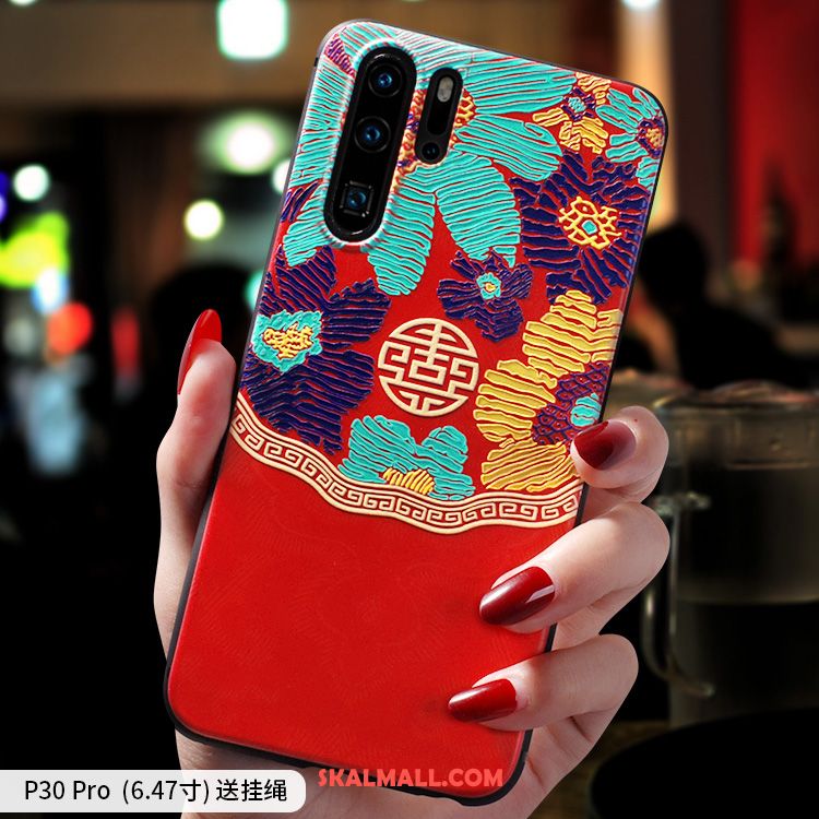 Huawei P30 Pro Skal Personlighet Hängsmycken Skydd Trend Varumärke Mobil Telefon Fodral Billigt