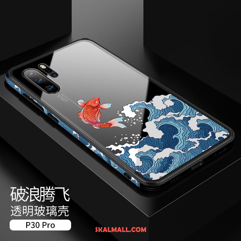 Huawei P30 Pro Skal Transparent Fallskydd Ny Mobil Telefon Kinesisk Stil Rea