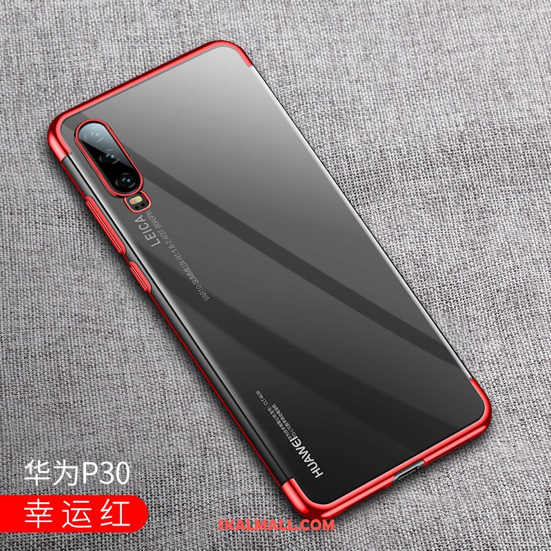 Huawei P30 Skal Ljus Röd Trend Varumärke Högt Utbud Personlighet Fodral Köpa