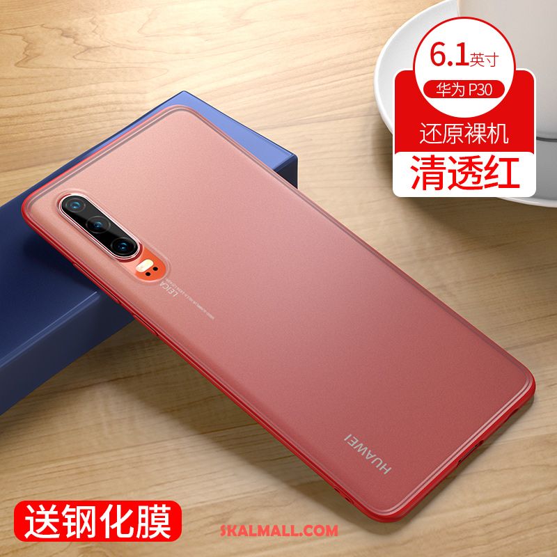 Huawei P30 Skal Personlighet Fallskydd Slim Net Red Silikon Billig