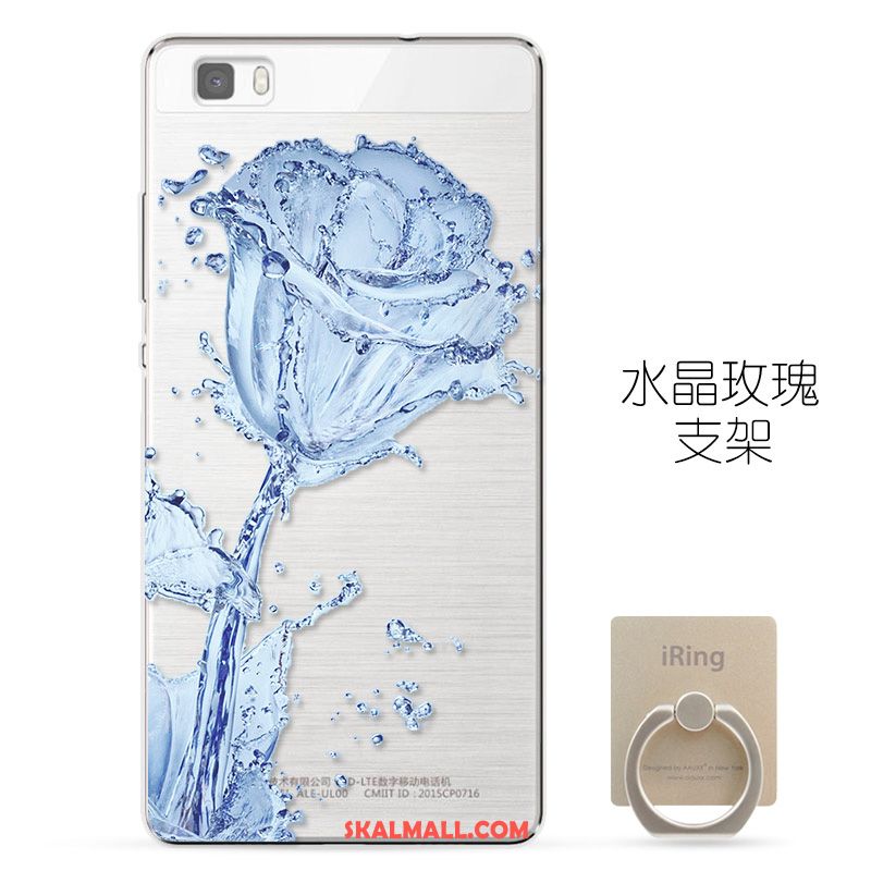 Huawei P8 Skal Silikon Blå Mjuk Mobil Telefon Trend Rea