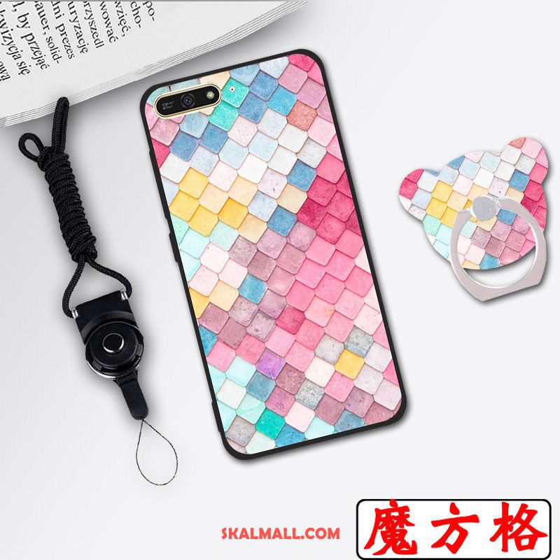 Huawei Y6 2018 Skal Mobil Telefon Hög Färg Skydd Billig