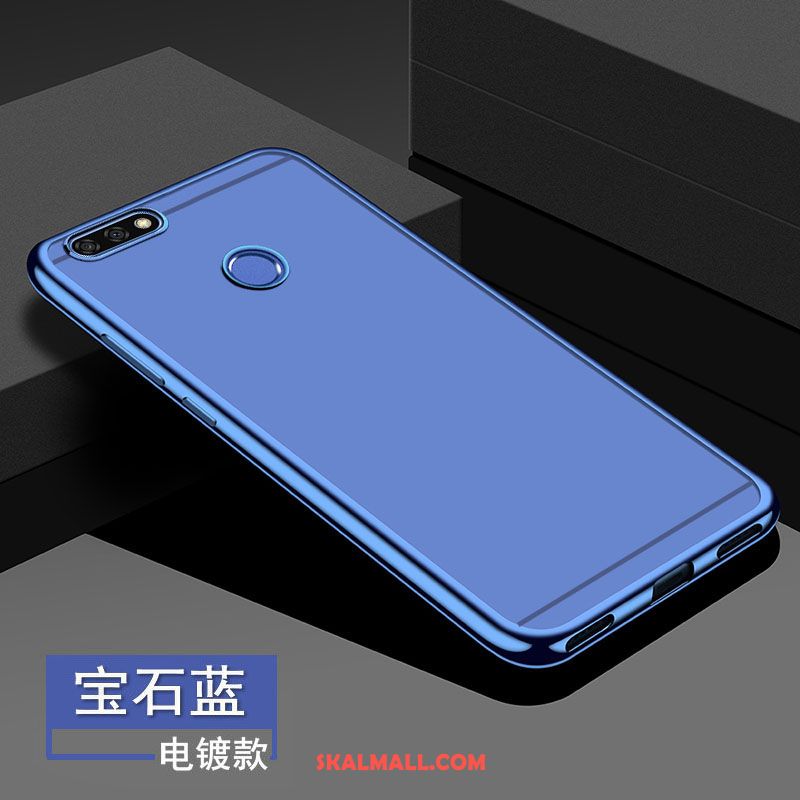 Huawei Y7 2018 Skal Fallskydd Silikon Mjuk All Inclusive Mobil Telefon Rea