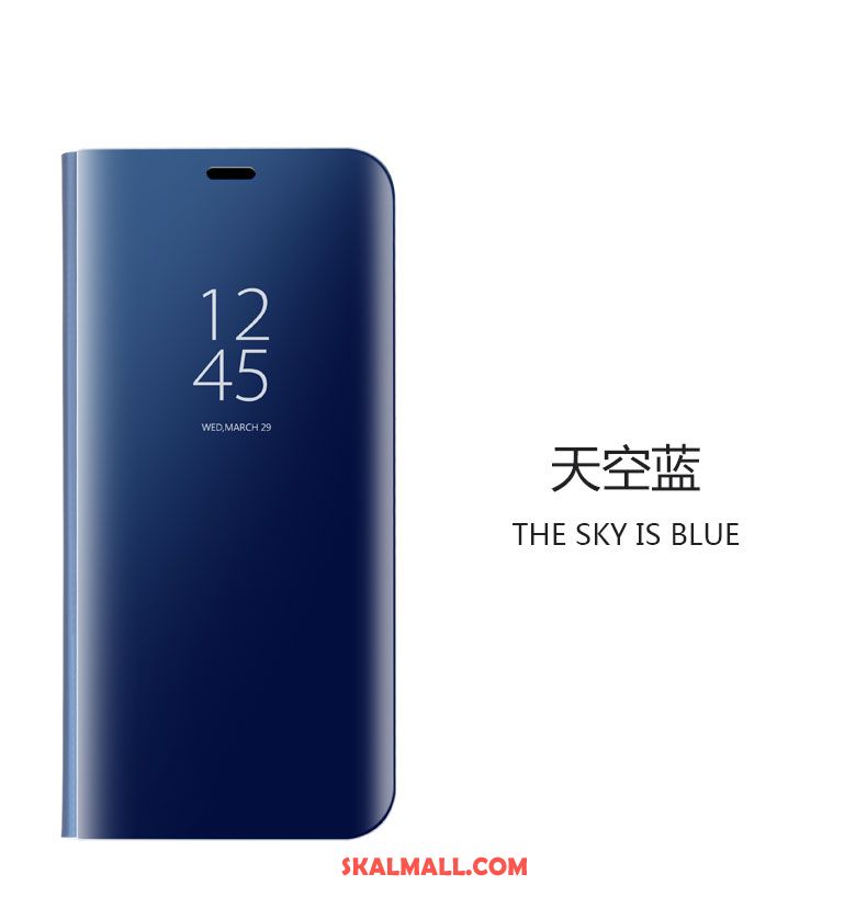 Samsung Galaxy A8 2018 Skal Blå Stjärna Skydd Dvala Mobil Telefon Rea