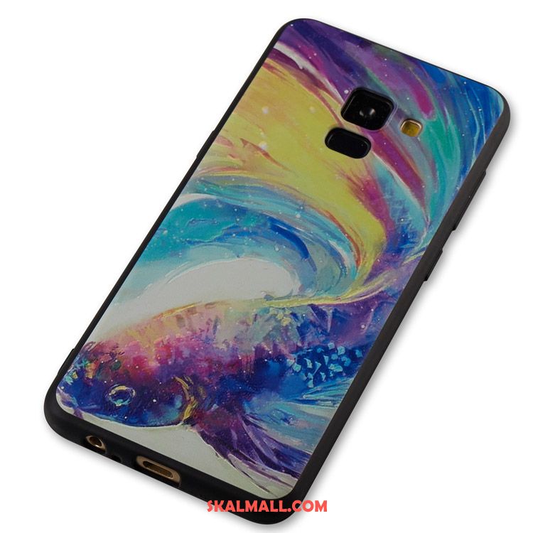 Samsung Galaxy A8 2018 Skal Stjärna Färg Personlighet Silikon Tecknat Online