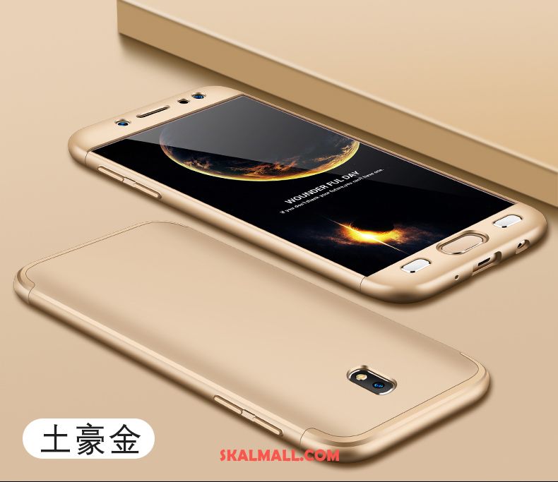 Samsung Galaxy J5 2017 Skal Skydd Mobil Telefon Guld Fallskydd Stjärna Butik