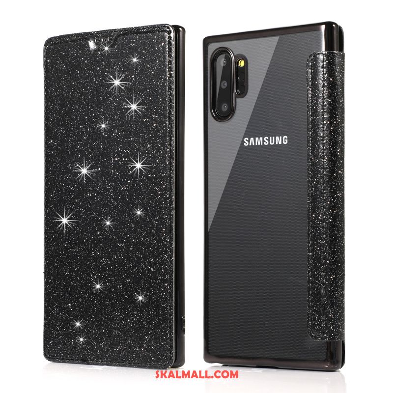 Samsung Galaxy Note 10+ Skal Mobil Telefon Svart Stjärna Till Salu