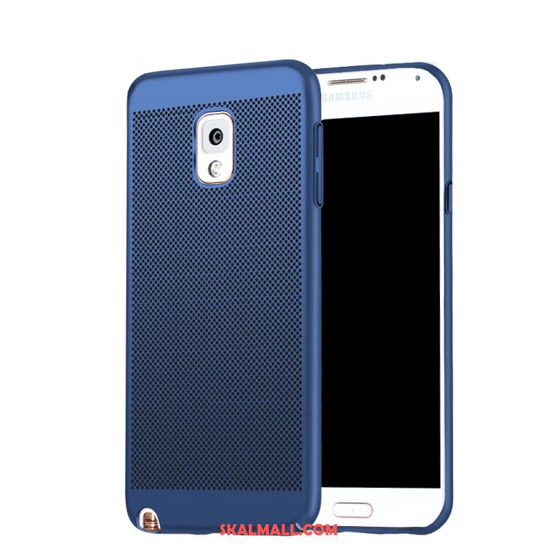 Samsung Galaxy Note 4 Skal Blå Stjärna Skydd Mobil Telefon Andningsbar Fodral Butik