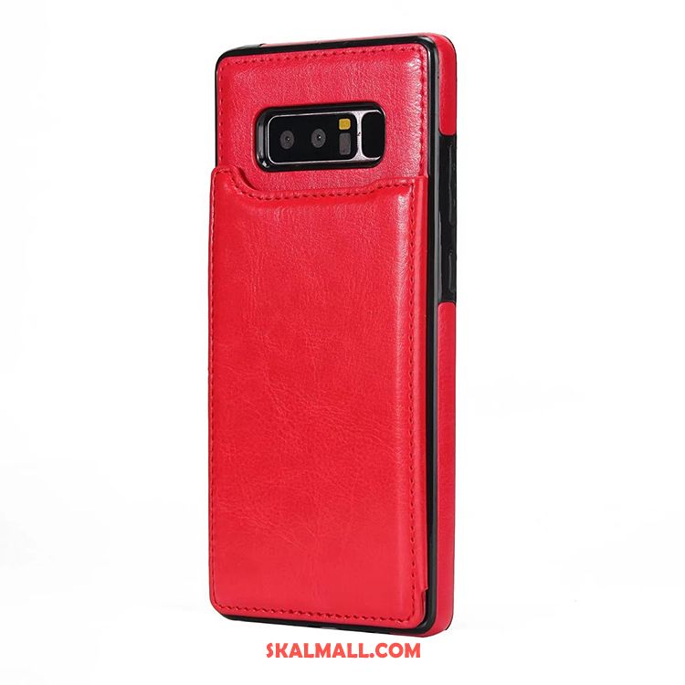 Samsung Galaxy Note 8 Skal Täcka Stjärna All Inclusive Röd Kort Fodral Rea