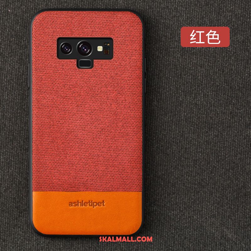 Samsung Galaxy Note 9 Skal Bakre Omslag Röd Silikon Mönster Mjuk Billig