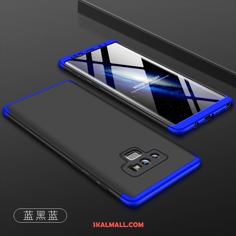 Samsung Galaxy Note 9 Skal Blå Stjärna Mobil Telefon Lätt Och Tunt Nubuck Rea