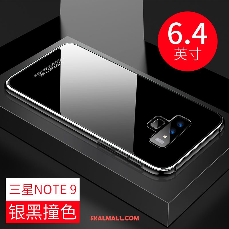 Samsung Galaxy Note 9 Skal Ny Silver Glas Fallskydd Mobil Telefon Fodral Till Salu