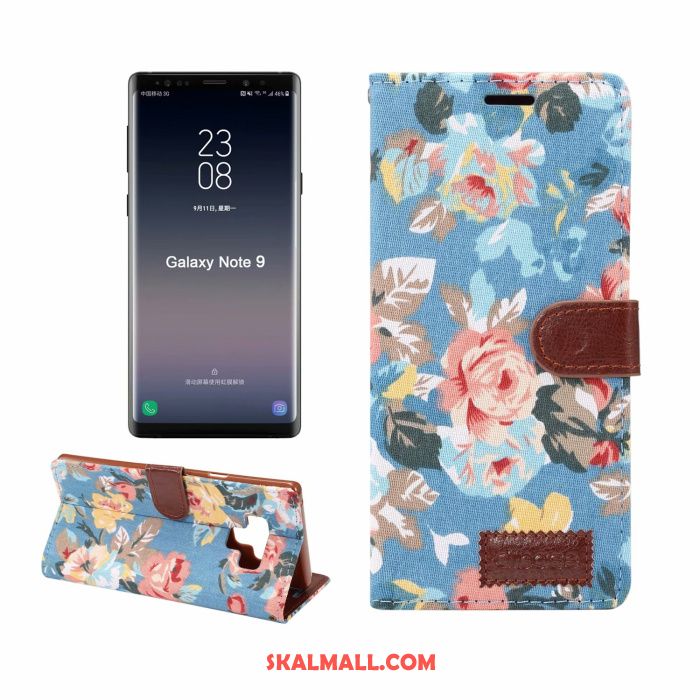 Samsung Galaxy Note 9 Skal Stjärna Ljus Mönster Mobil Telefon Blå Till Salu