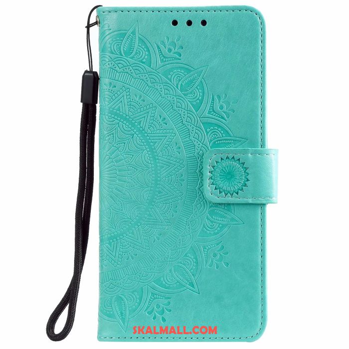 Samsung Galaxy Note20 Ultra Skal Mobil Telefon Läderfodral Grön Stjärna Kort På Nätet