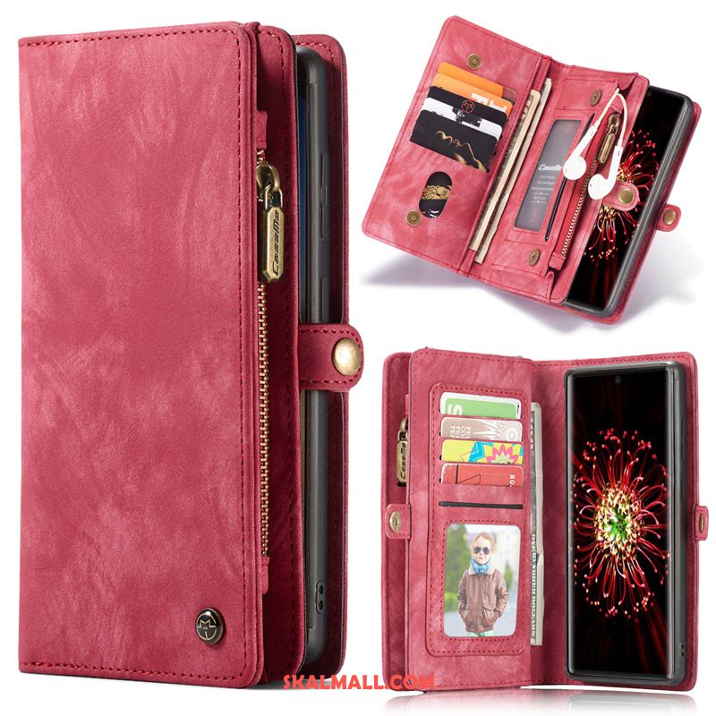 Samsung Galaxy Note20 Ultra Skal Väska Rosa Mobil Telefon Läderfodral Täcka Till Salu