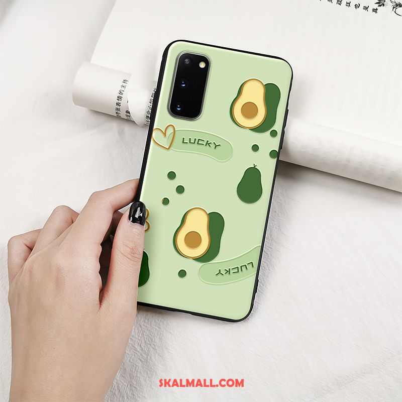 Samsung Galaxy S20 Skal Mobil Telefon Tur Fallskydd Frukt Grön På Nätet