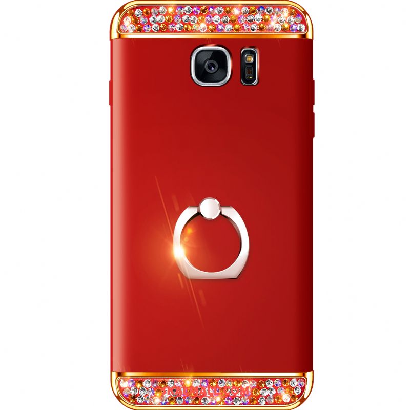 Samsung Galaxy S7 Edge Skal Stjärna Mobil Telefon Röd Lyxiga Fallskydd Fodral Rea