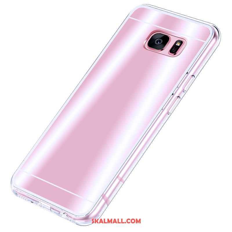 Samsung Galaxy S7 Skal Mjuk Trend Spegel Rosa Guld Skydd Online
