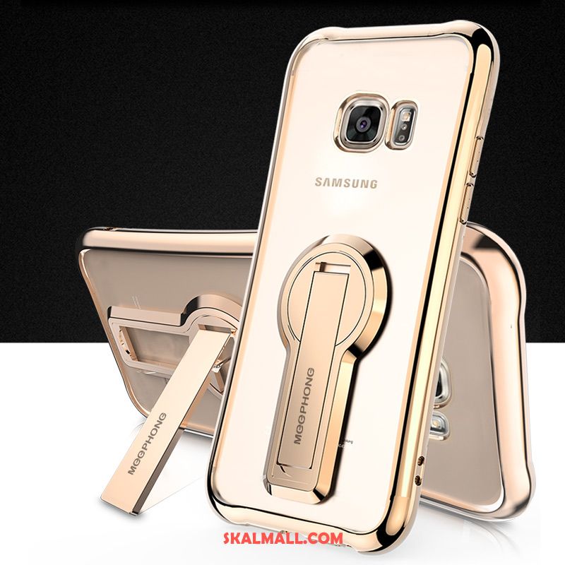Samsung Galaxy S7 Skal Mobil Telefon Stjärna Fallskydd Guld Support Fodral Köpa
