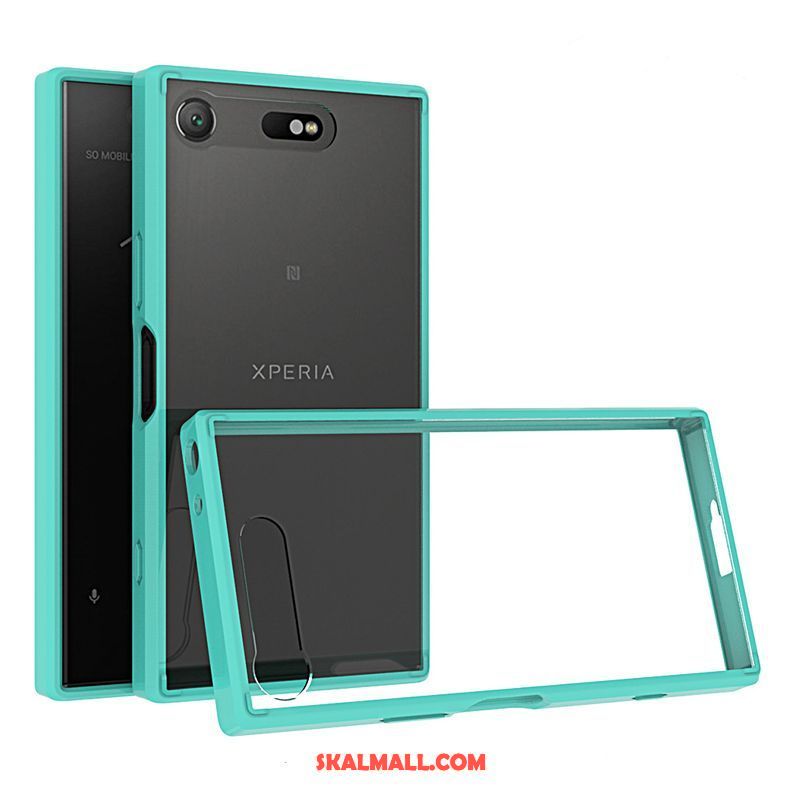 Sony Xperia Xz1 Compact Skal Grön Skydd Fallskydd Frame Mobil Telefon Rea
