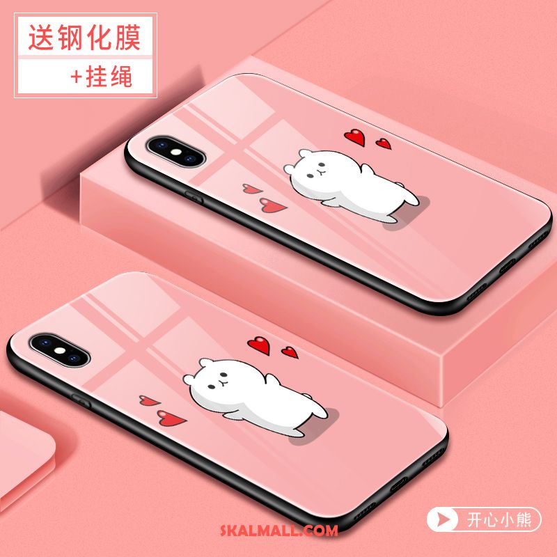 Xiaomi Mi 8 Pro Skal Glas Liten Fallskydd Tecknat Personlighet Billigt