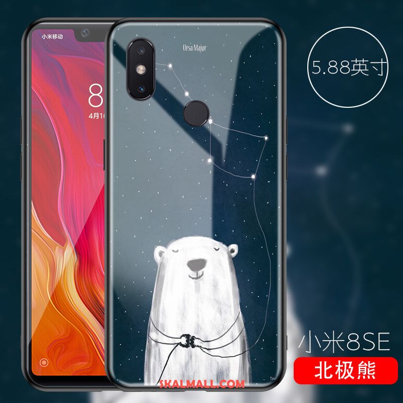 Xiaomi Mi 8 Se Skal Mörkblå Par Trend Liten Skydd Fodral Köpa