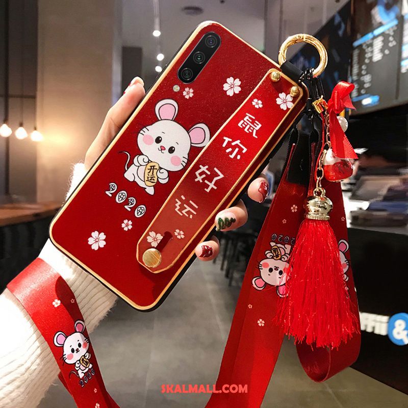 Xiaomi Mi 9 Lite Skal Fallskydd Mjuk Röd Ny Liten Fodral Rabatt