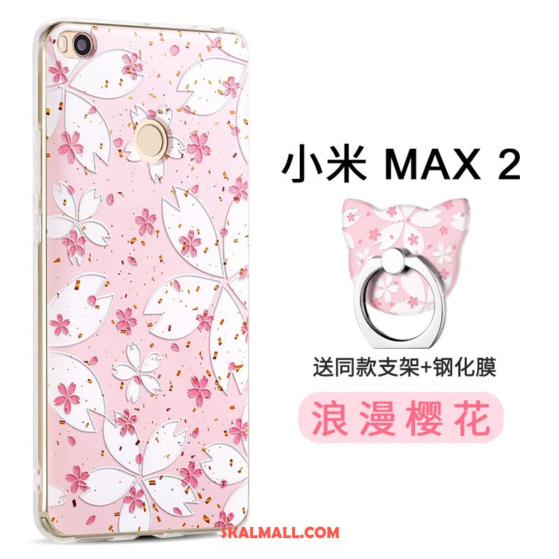 Xiaomi Mi Max 2 Skal Slim Vacker Skydd Rosa Kreativa Fodral Rea