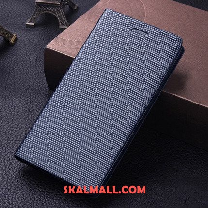 Xiaomi Mi Mix 2 Skal Fallskydd Mobil Telefon Mörkblå Äkta Läder Elegant På Rea