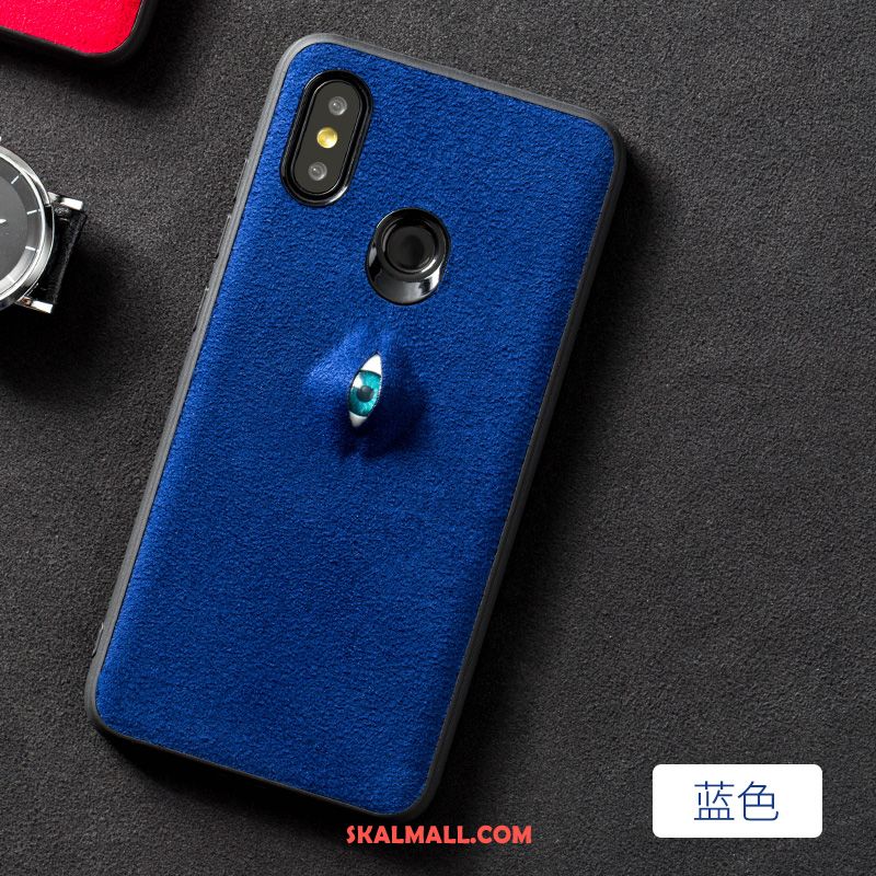 Xiaomi Mi Mix 3 Skal Skydd Äkta Läder All Inclusive Liten Blå Rea